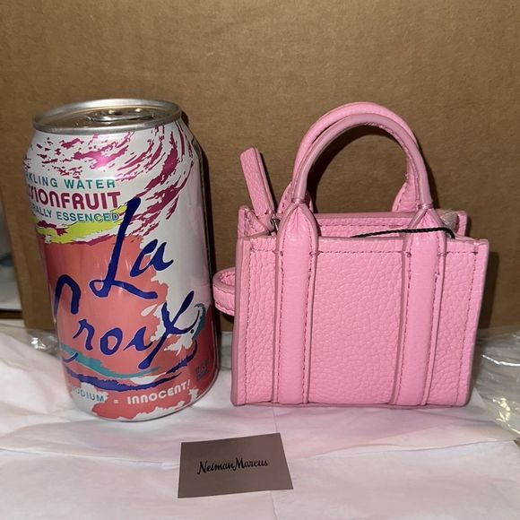 Marc Jacobs Nano tote bag charm Fluro candy pink - Picture 3 of 9